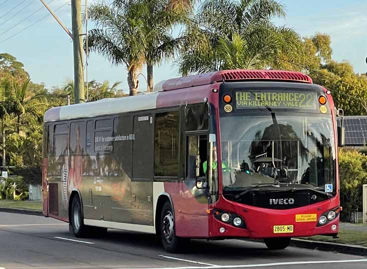 Red Bus Iveco Metro Custom CB80 88